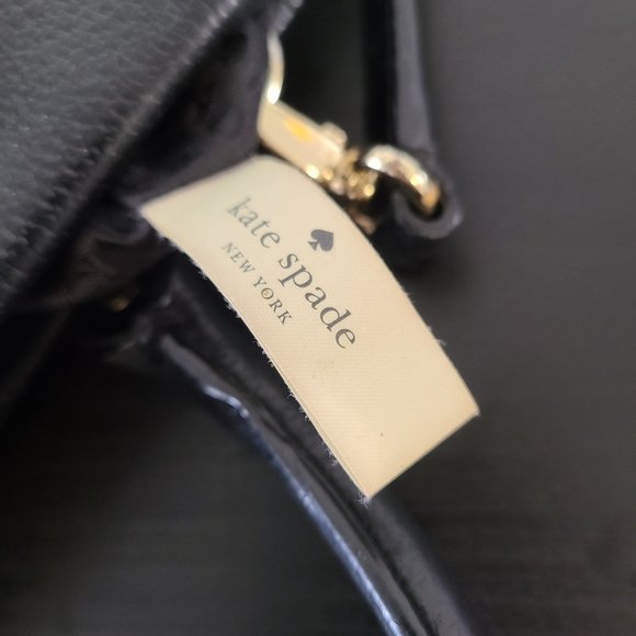 Kate Spade New York Leather Camryn Wellesley Shoulder Crossbody Purse Black - Picture 4 of 12